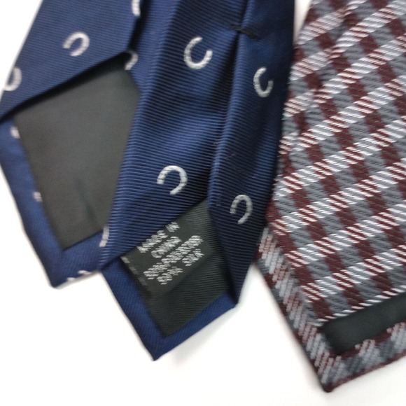 Bar III Mens Silk Blend & Wool Blend Slim Neck Tie Skinny Necktie, Set of 2 - Picture 3 of 4